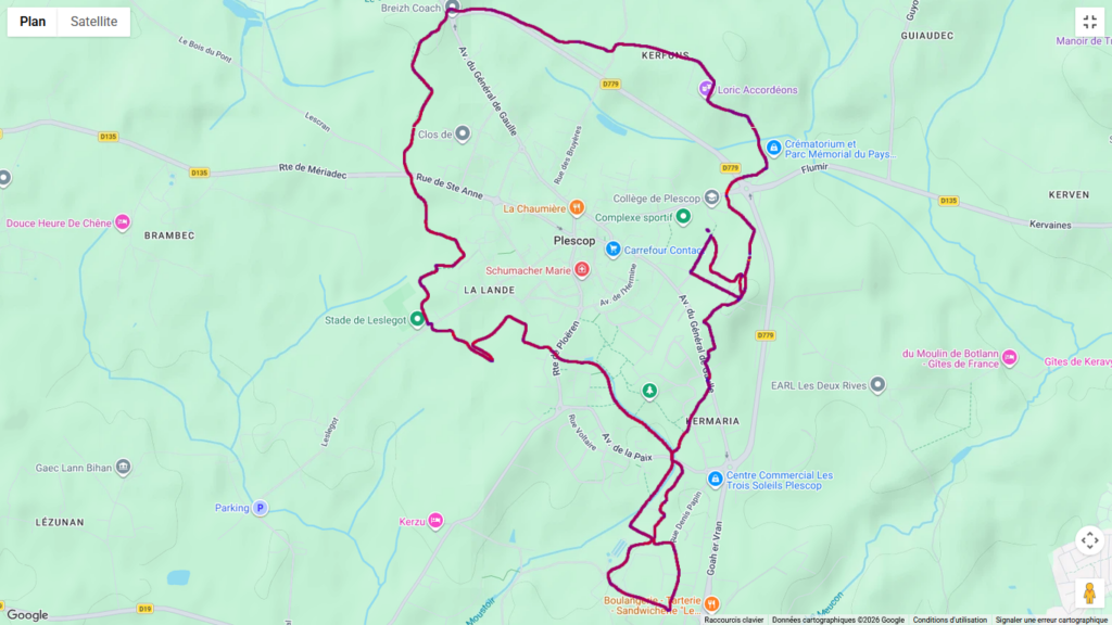 Circuit tro pleskob 10km